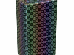 9v battery 3d Modelo 3D