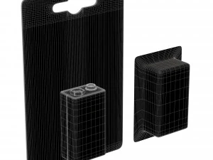 9v battery package 1 3D Model