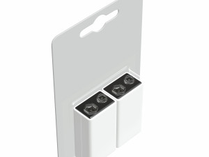 9v battery package 2 Model 3D