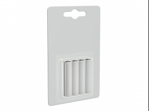 aaa battery package 2 Modello 3D
