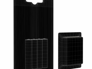 aaa battery package 2 Modello 3D
