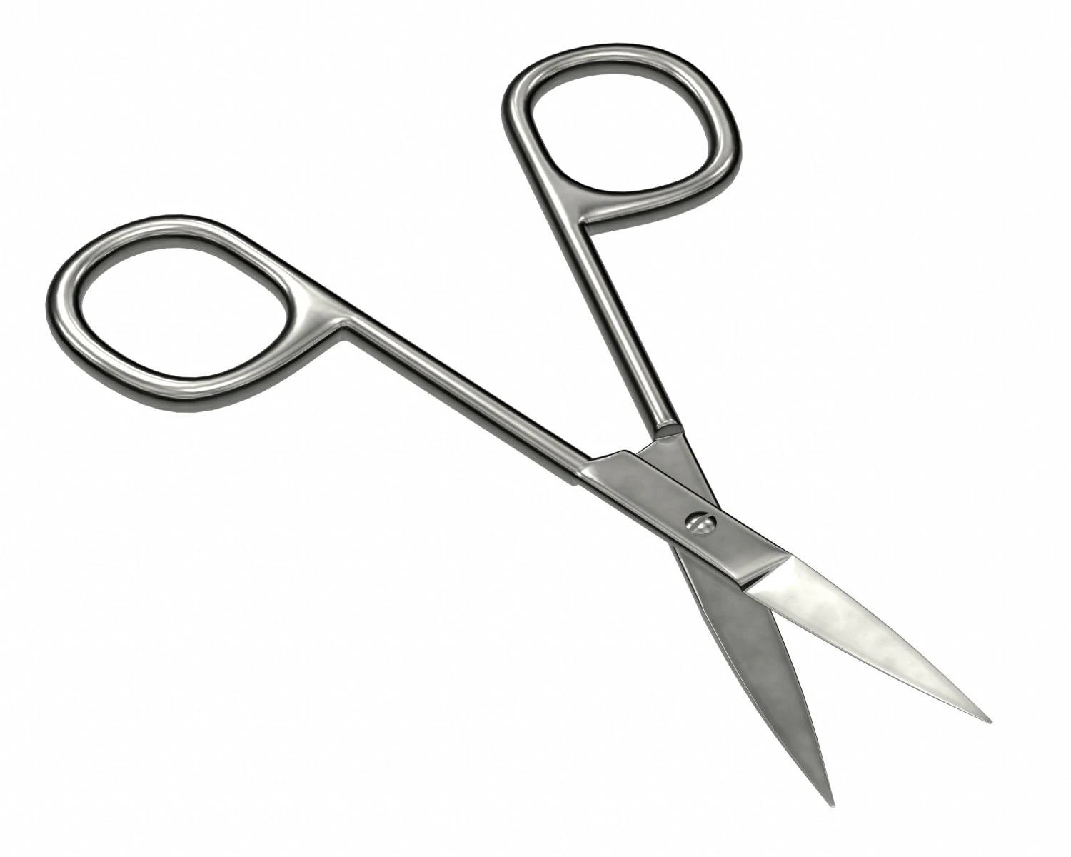 3d scissors opened 3D Model .c4d .max .obj .3ds .fbx .stl .blend 