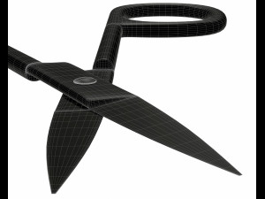 3d scissors opened Modèle 3D