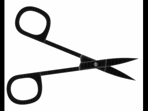 3d scissors opened 3D Model