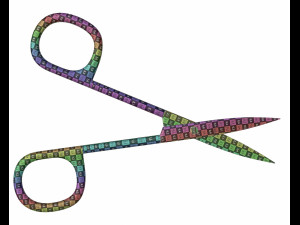 3d scissors opened Modèle 3D