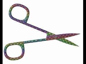 3d scissors opened 3D Model