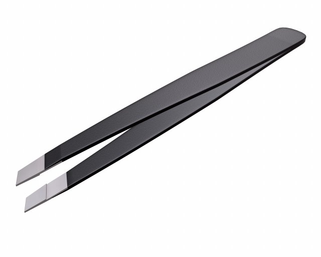 stainless steel slant tweezer Modello 3D .c4d .max .obj .3ds .fbx .stl .blend 