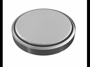 cr2032 lithium button battery 3v package 3D Model