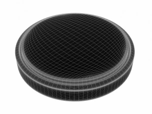 cr2032 lithium button battery 3v package 3D Model