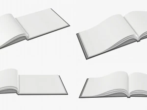 albums a4 a5 size pack 3D Model