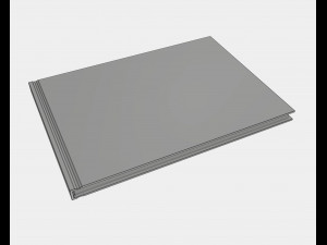 albums a4 a5 size pack 3D 模型