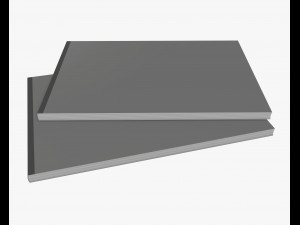 brochure a5 size pack 3D 模型
