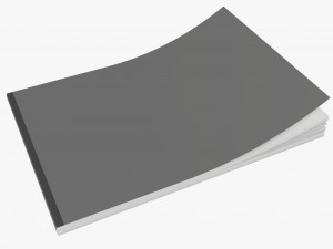 brochure a5 size pack 3D 模型