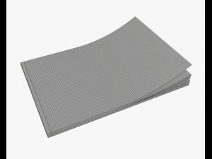 brochure a5 size pack 3D 模型
