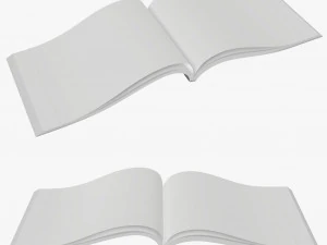 brochure a5 size pack 3D Model