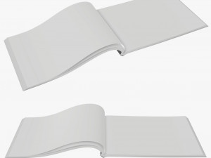 brochure a5 size pack 3D 模型
