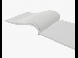 brochure a5 size pack 3D 模型