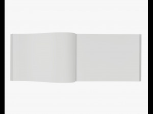 brochure a5 size pack 3D 模型