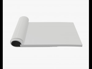 brochure a5 size pack 3D 模型