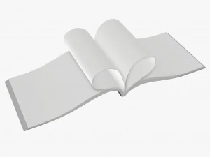 brochure a5 size pack 3D Model