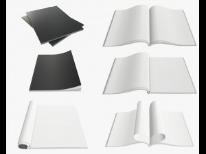 magazine a4 pack Modelo 3D
