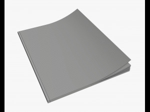magazine a4 pack Modello 3D