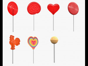 lollipops pack 3D Model