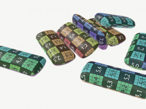 chewing gums with wraps pack 3D-Modell