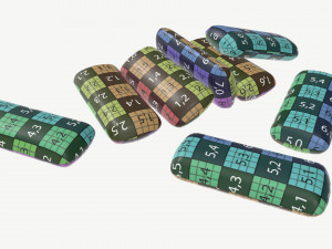 chewing gums with wraps pack 3D-Modell