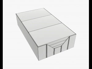 chewing gums with wraps pack 3D Model