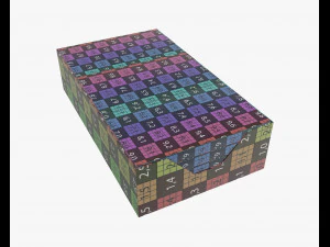 chewing gums with wraps pack 3D Model
