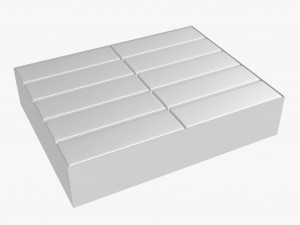 chewing gums with wraps pack 3D-Modell