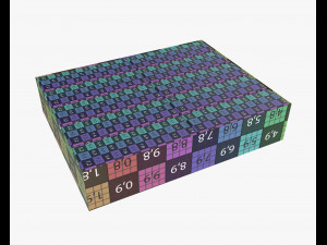chewing gums with wraps pack 3D-Modell
