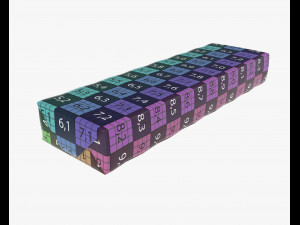 chewing gums with wraps pack 3D-Modell