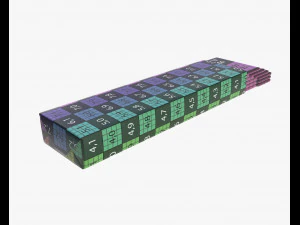 chewing gums with wraps pack 3D Model
