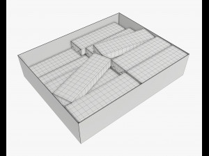 chewing gums with wraps pack 3D-Modell
