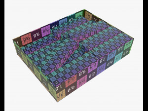 chewing gums with wraps pack 3D-Modell