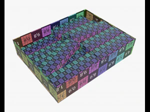chewing gums with wraps pack 3D Model