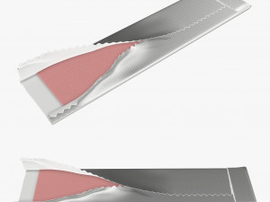 chewing gums with wraps pack 3D-Modell
