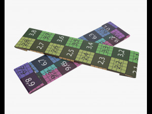 chewing gums with wraps pack 3D-Modell