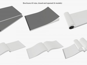 magazine album notebook pack 3D Model