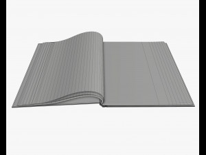 magazine album notebook pack 3D Model