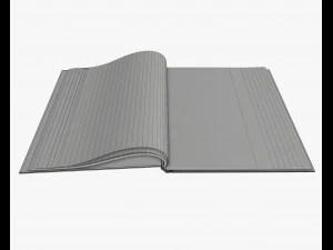 magazine album notebook pack 3D Model