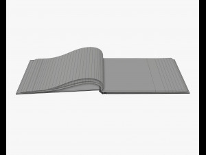 magazine album notebook pack 3D Model