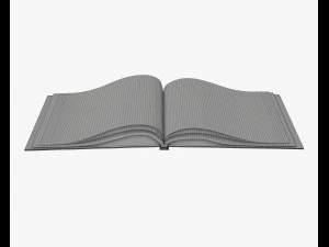 magazine album notebook pack 3D Model