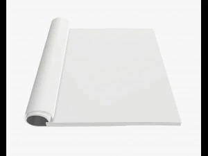 magazine album notebook pack 3D Model