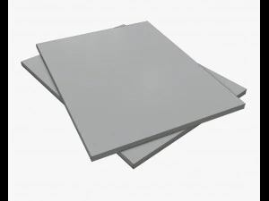 magazine album notebook pack 3D Model