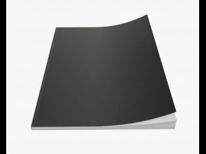 magazine album notebook pack 3D Model
