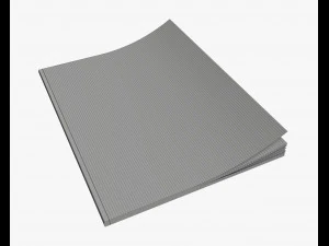 magazine album notebook pack 3D Model