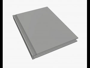 magazine album notebook pack 3D Model